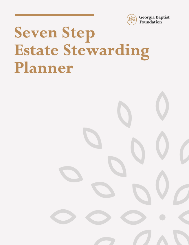 Seven Step Estate Stewarding Planner