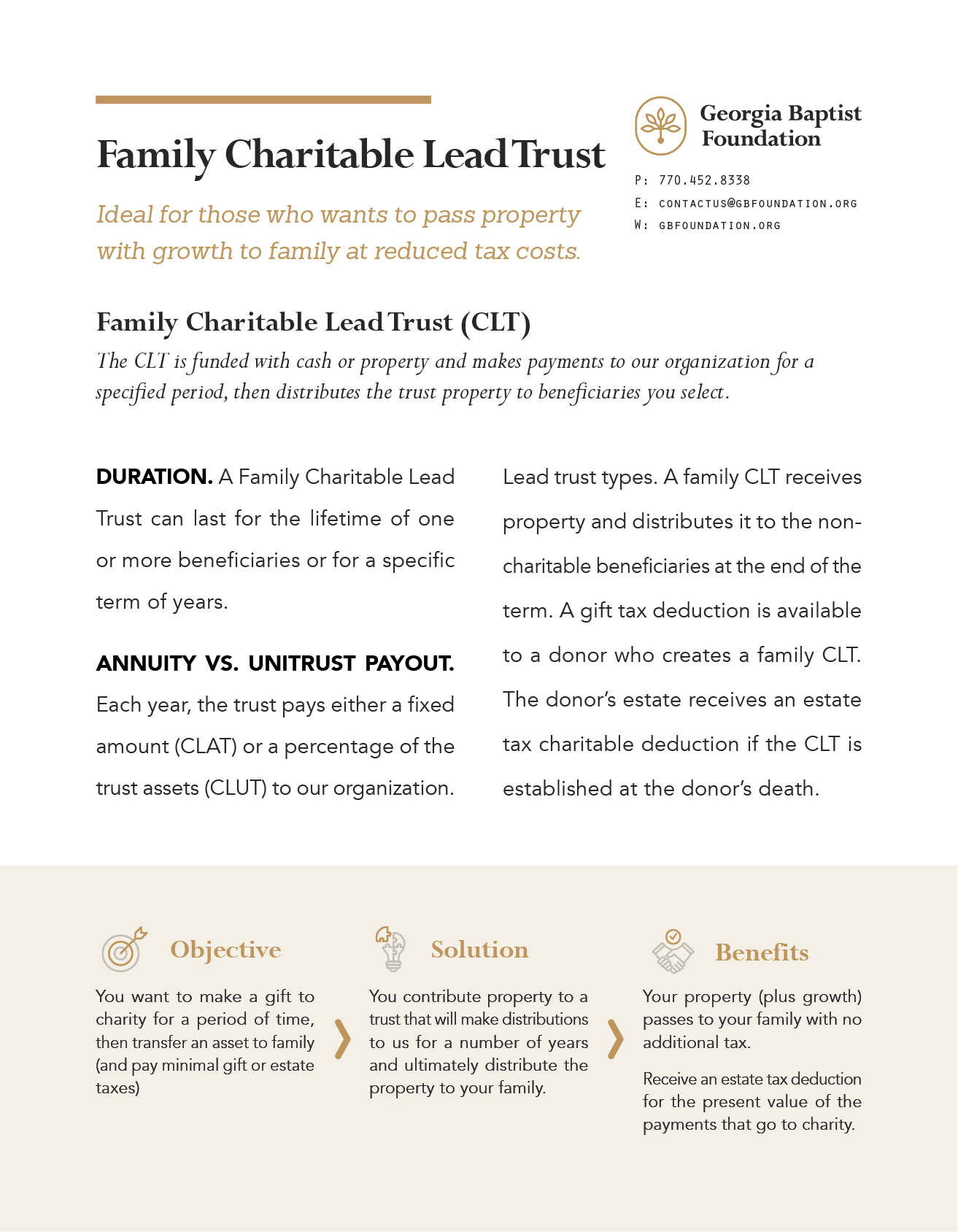 Family Charitable Lead Trust